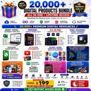 20,000+ Premium Digital Products Bundle